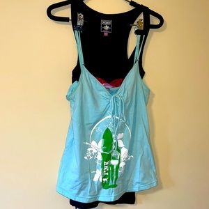 Two Victoria secret tank tops